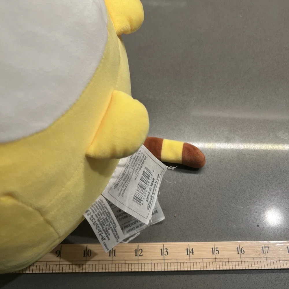 Mochipuni Picnyan Anime Yellow Cat Plush Pillow 12